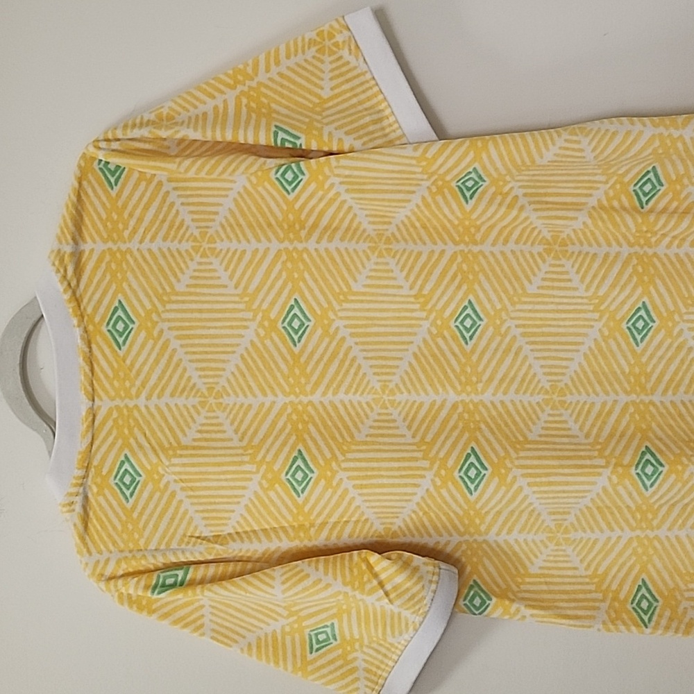 Stan Herman  Coastal Mosaic Ripples Zip Lounge/ Robe Dress Sunshine Size Small - Picture 11 of 16